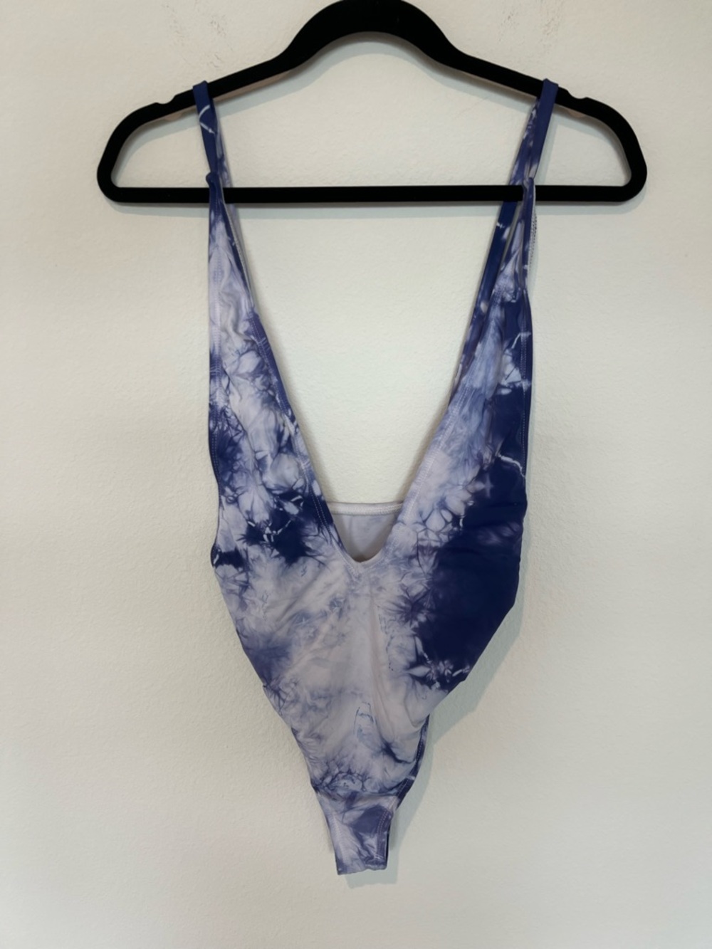Dippin' Daisy's Tie-Dye One-Piece Swimsuit - Blue & White